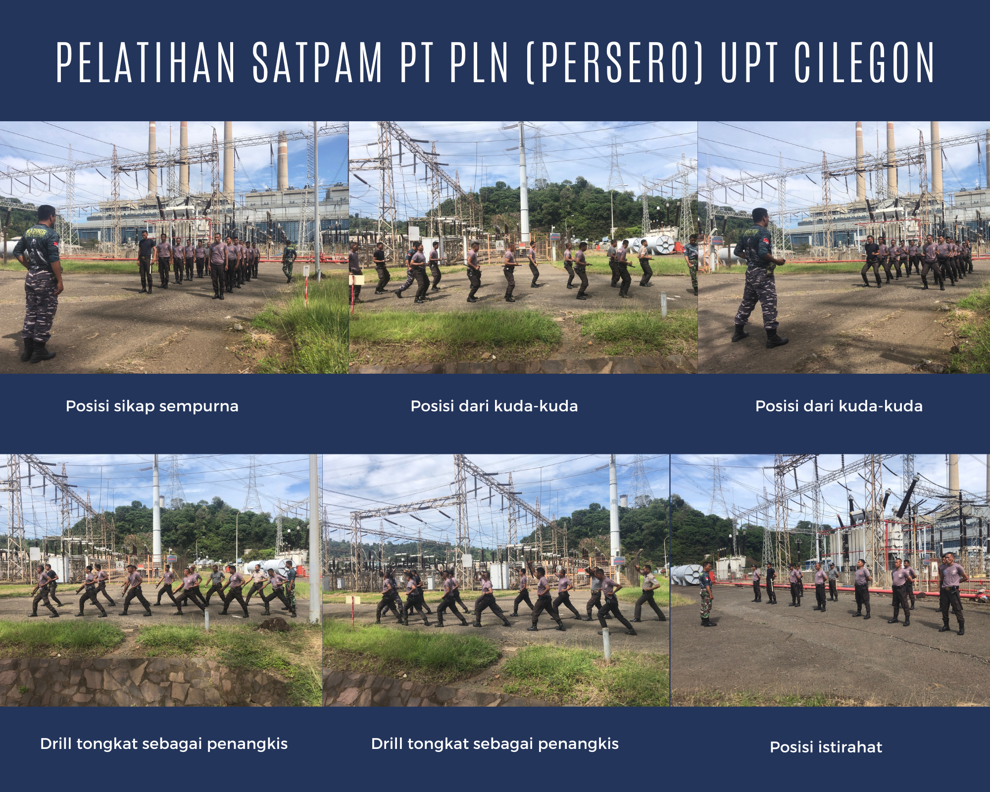 Pelatihan Satpam ULTG Suralaya